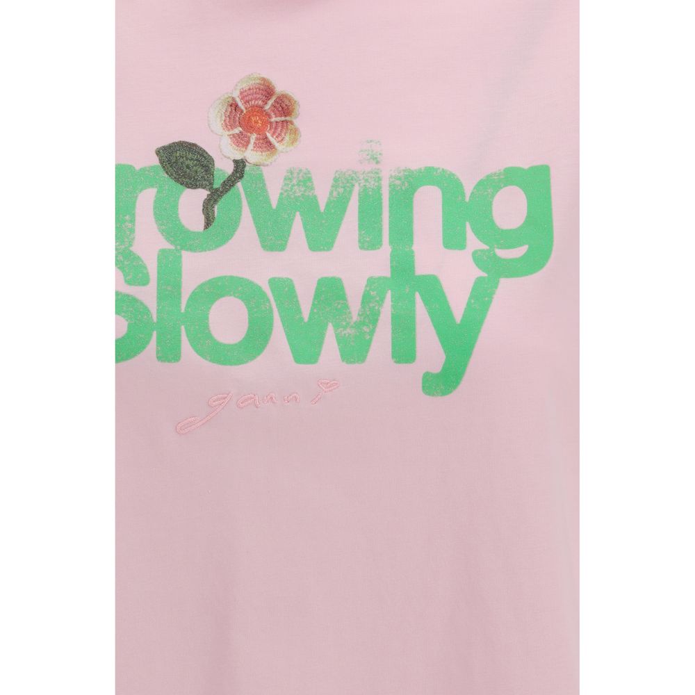 Ganni Multicolor Cotton T-Shirt