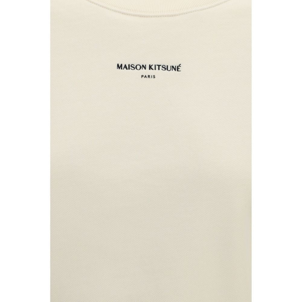 Maison Kitsuné Beige Cotton Sweatshirt