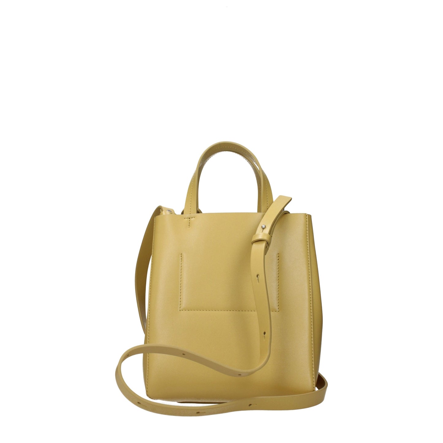 Jil Sander Yellow Leather Handbag