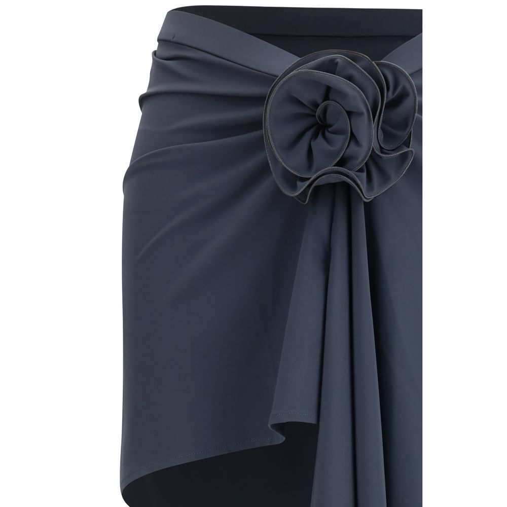 Magda Butrym Gray Polyamide Cover-Ups