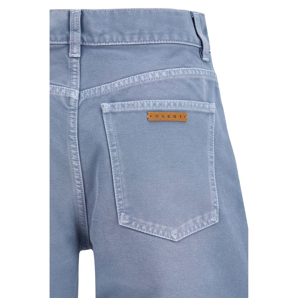 Marni Blue Cotton Jeans Denim