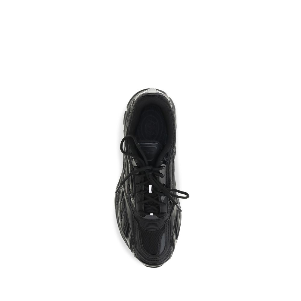 Reebok Black Polyethylene Athletic Sneakers