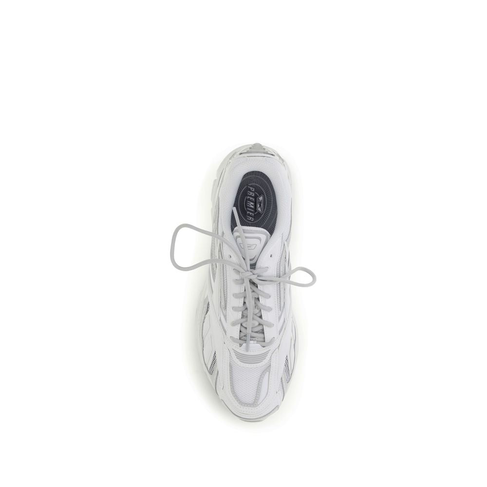 Reebok White Polyethylene Athletic Sneakers