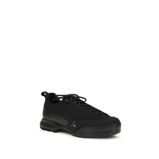 ROA Black Nylon Athletic Sneakers