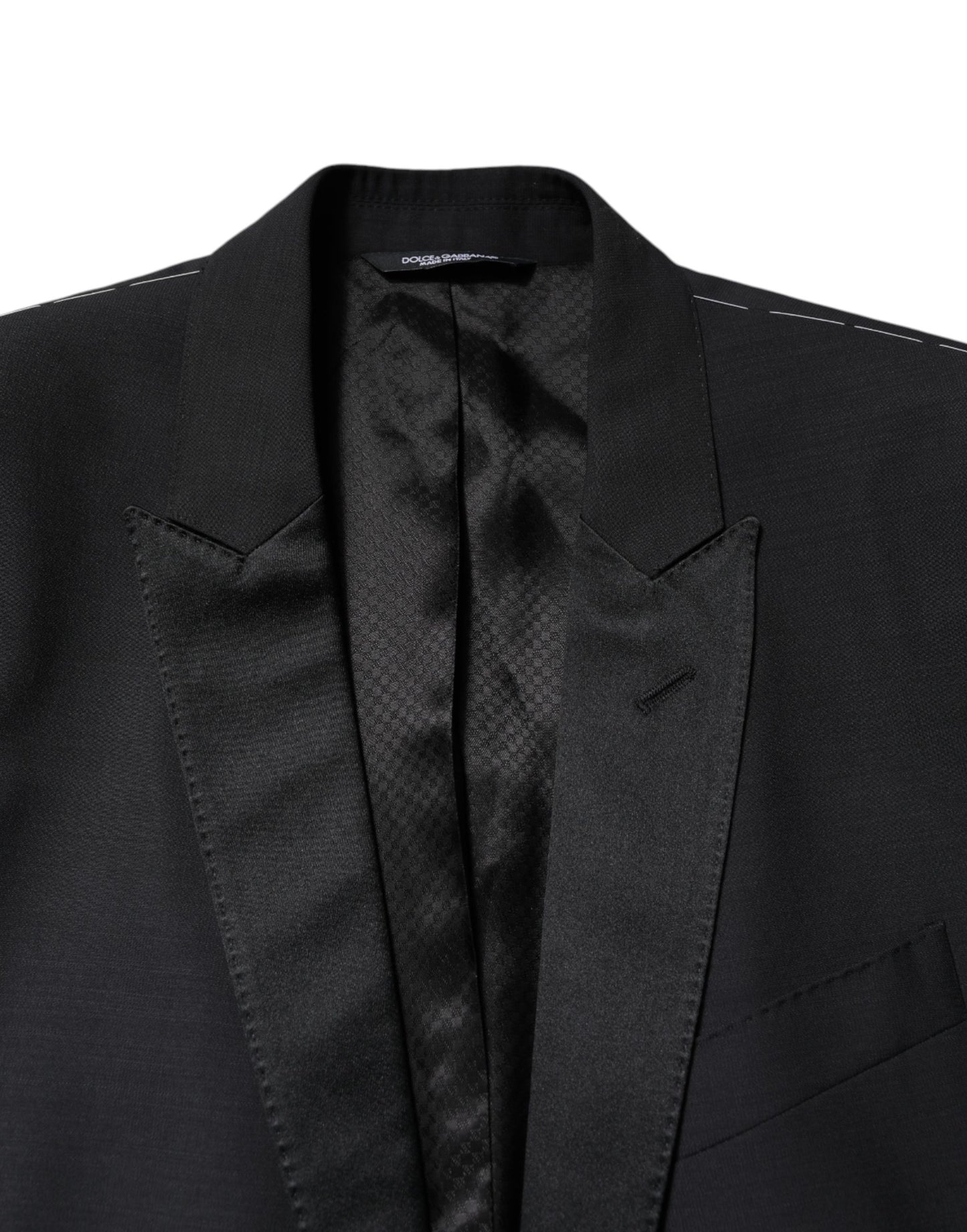 Dolce & Gabbana Dark Blue MARTINI 2 Buttons 3 Piece Suit