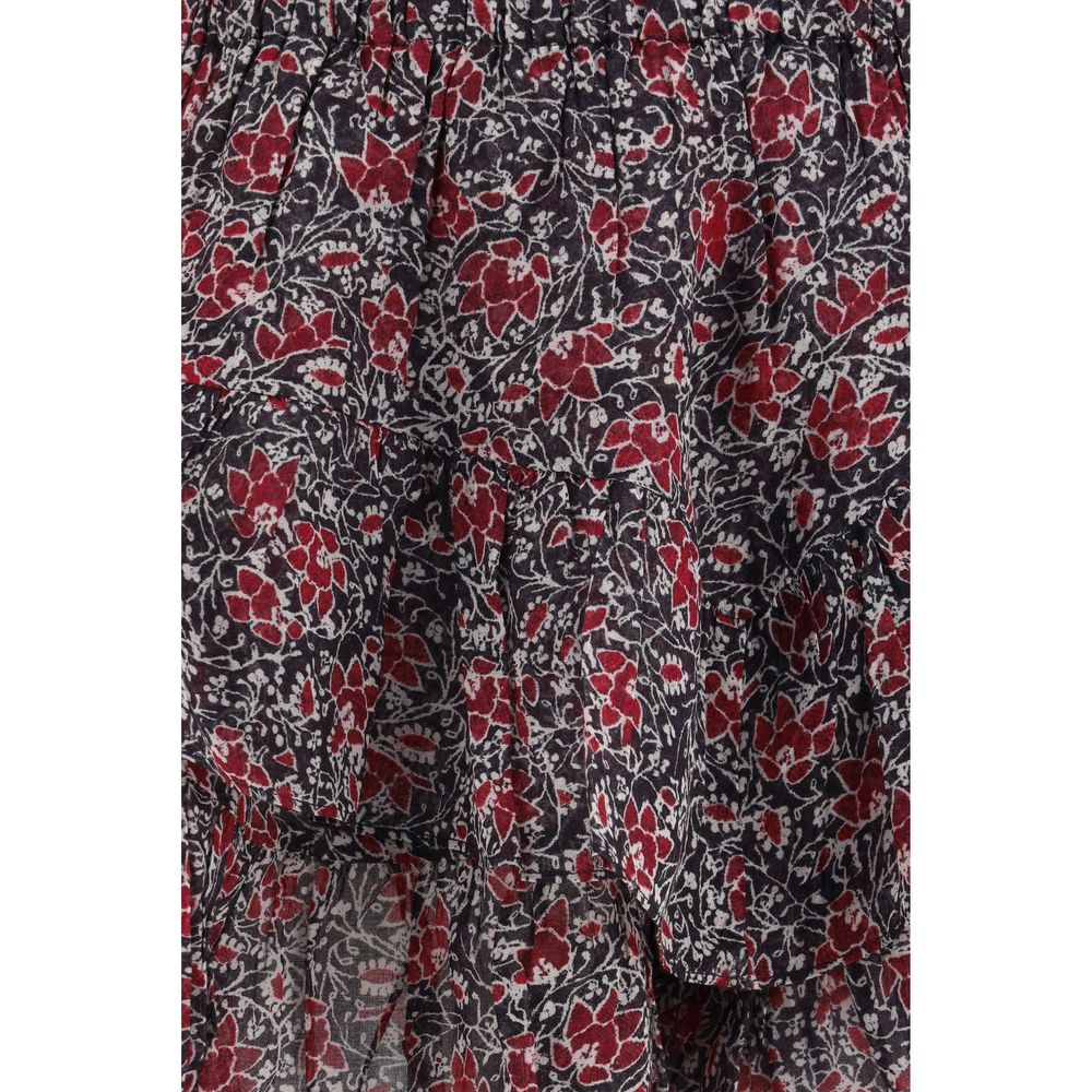 Marant Etoile Purple Cotton Bermuda Shorts