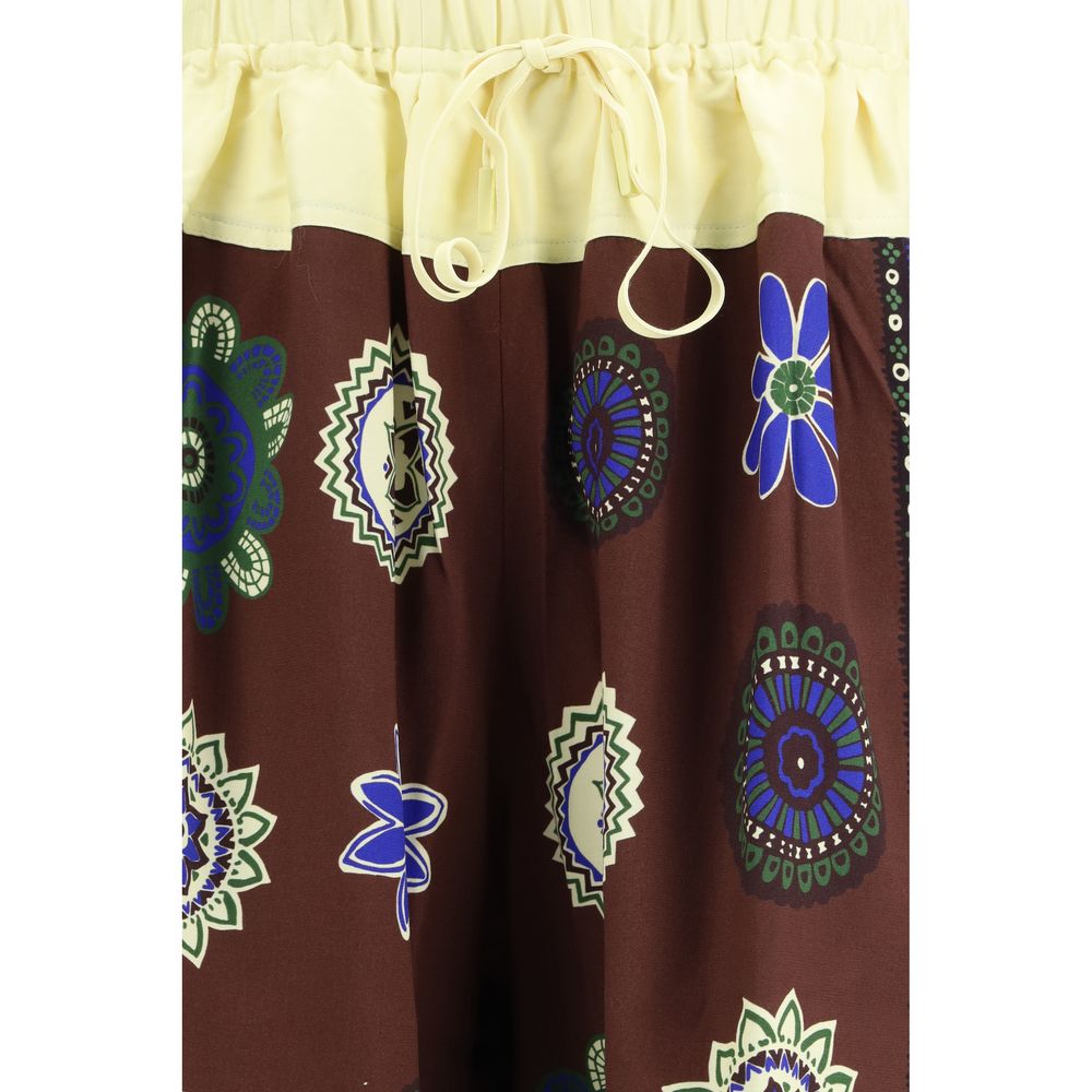 Alemais Multicolor Viscose Bermuda Shorts