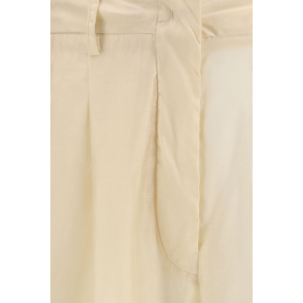 The Latest Beige Cotton Casual Pants