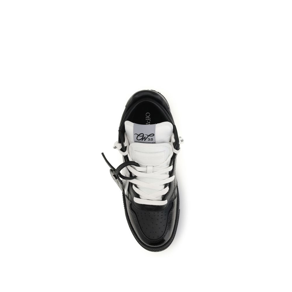 Off-White Multicolor Calf Leather Bos Taurus Athletic Sneakers
