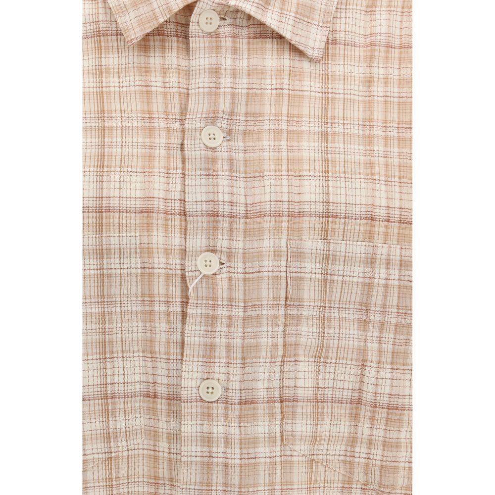 Sunflower Orange Cotton Pattern Shirt