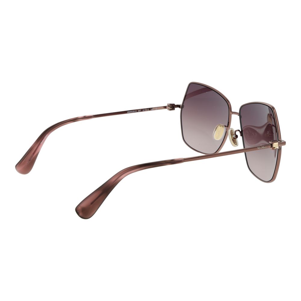 Max Mara Bronze Metal Sunglasses