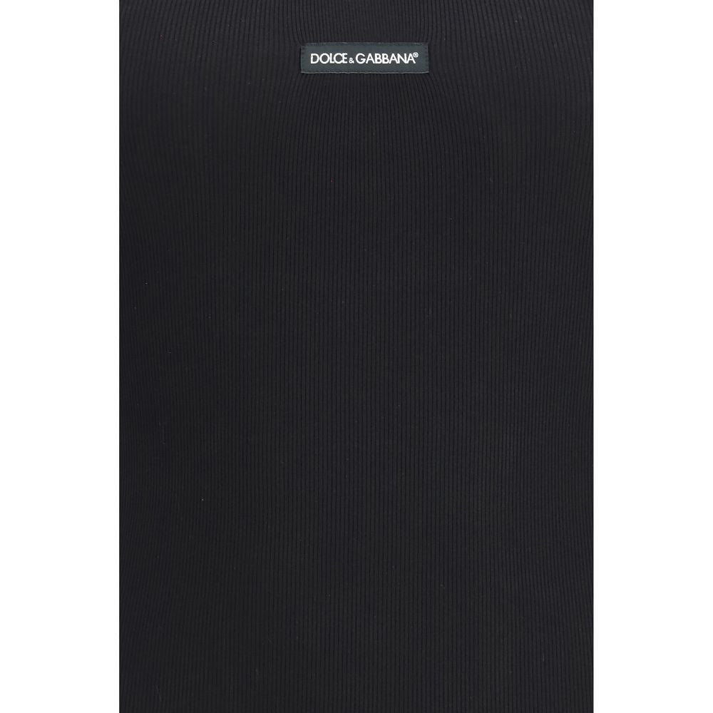 Dolce & Gabbana Black Cotton Top