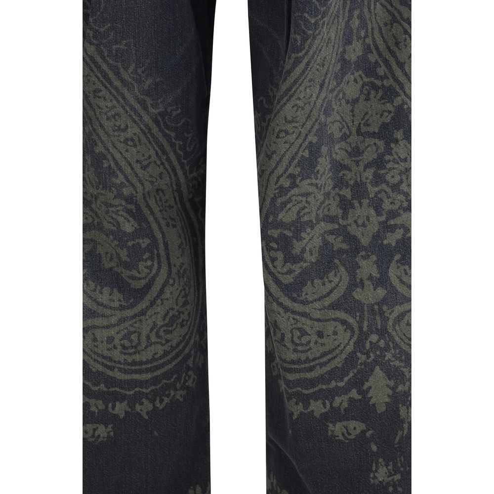 R13 Black Cotton Jeans Denim