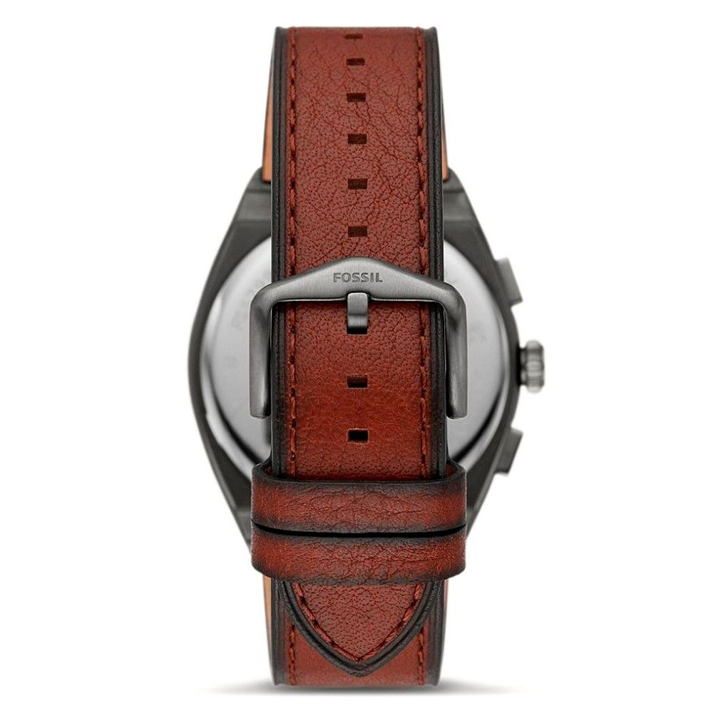 Fossil Brown Leather Dress Watch
