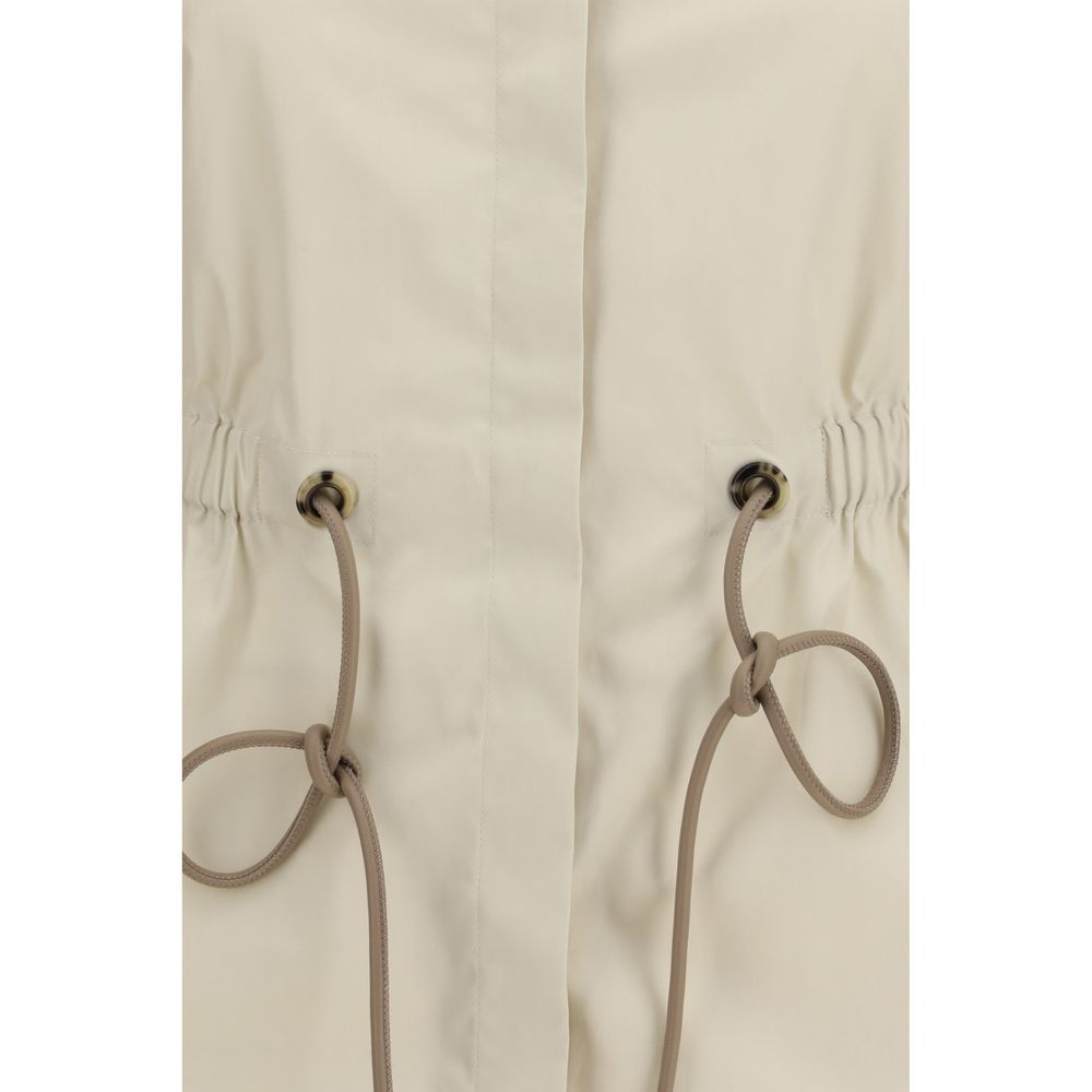 Max Mara Beige Cotton Shell Jacket