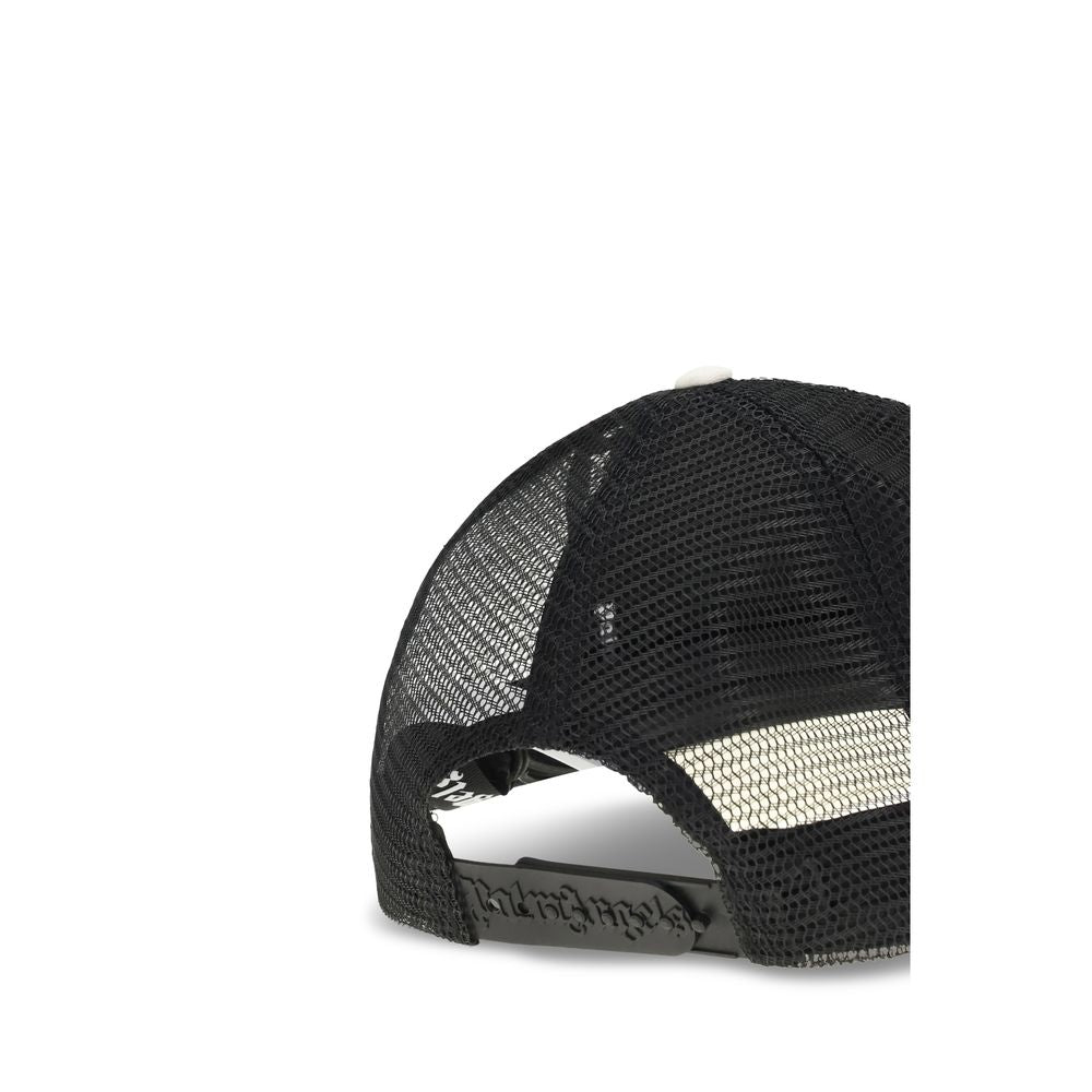 Palm Angels White Cotton Cap (Baseball Hat)