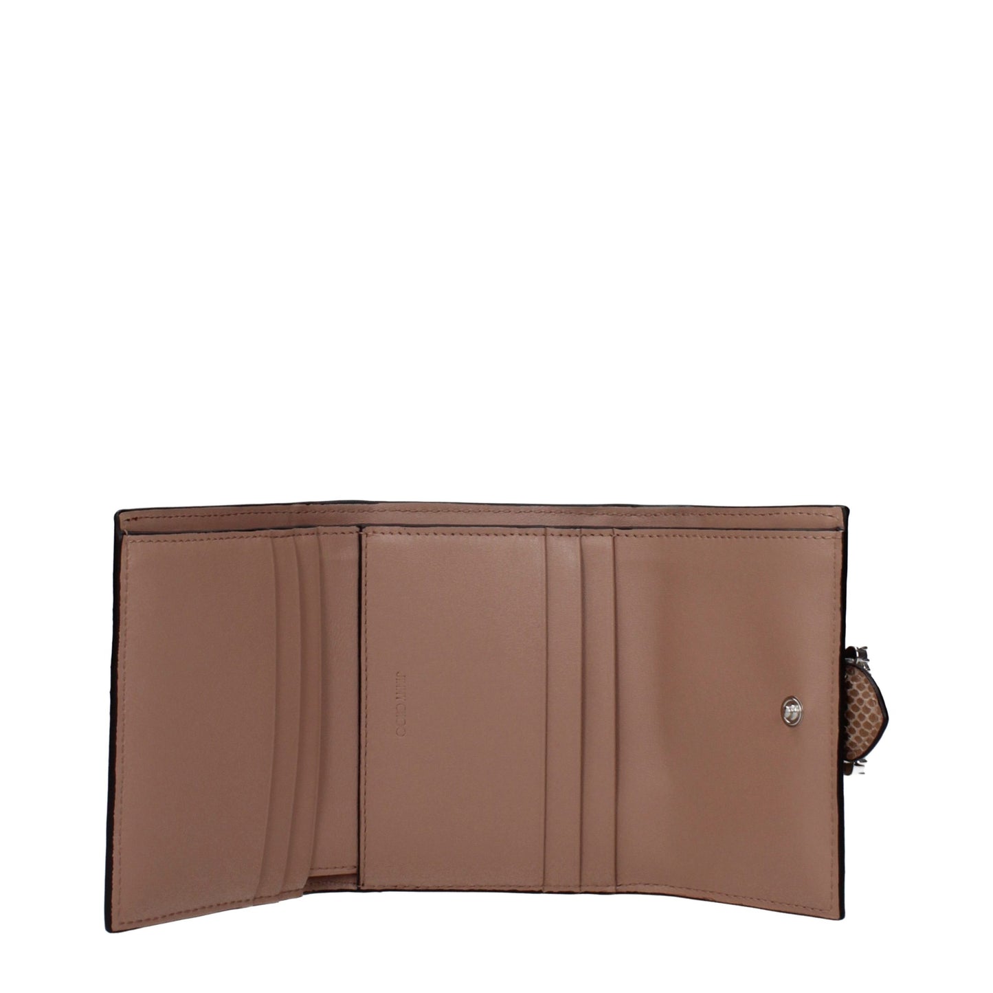 Jimmy Choo Beige Leather Wallet