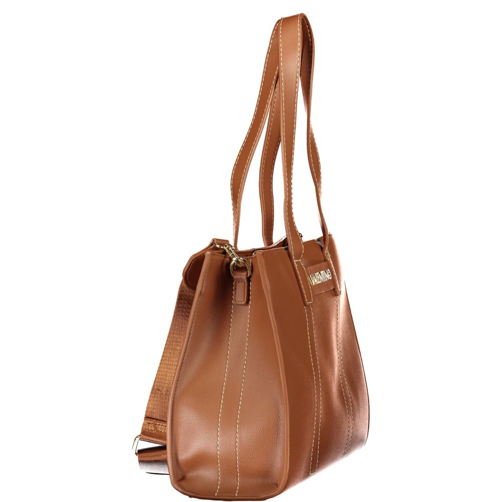 Mario Valentino Brown Polyurethane Women's Bag