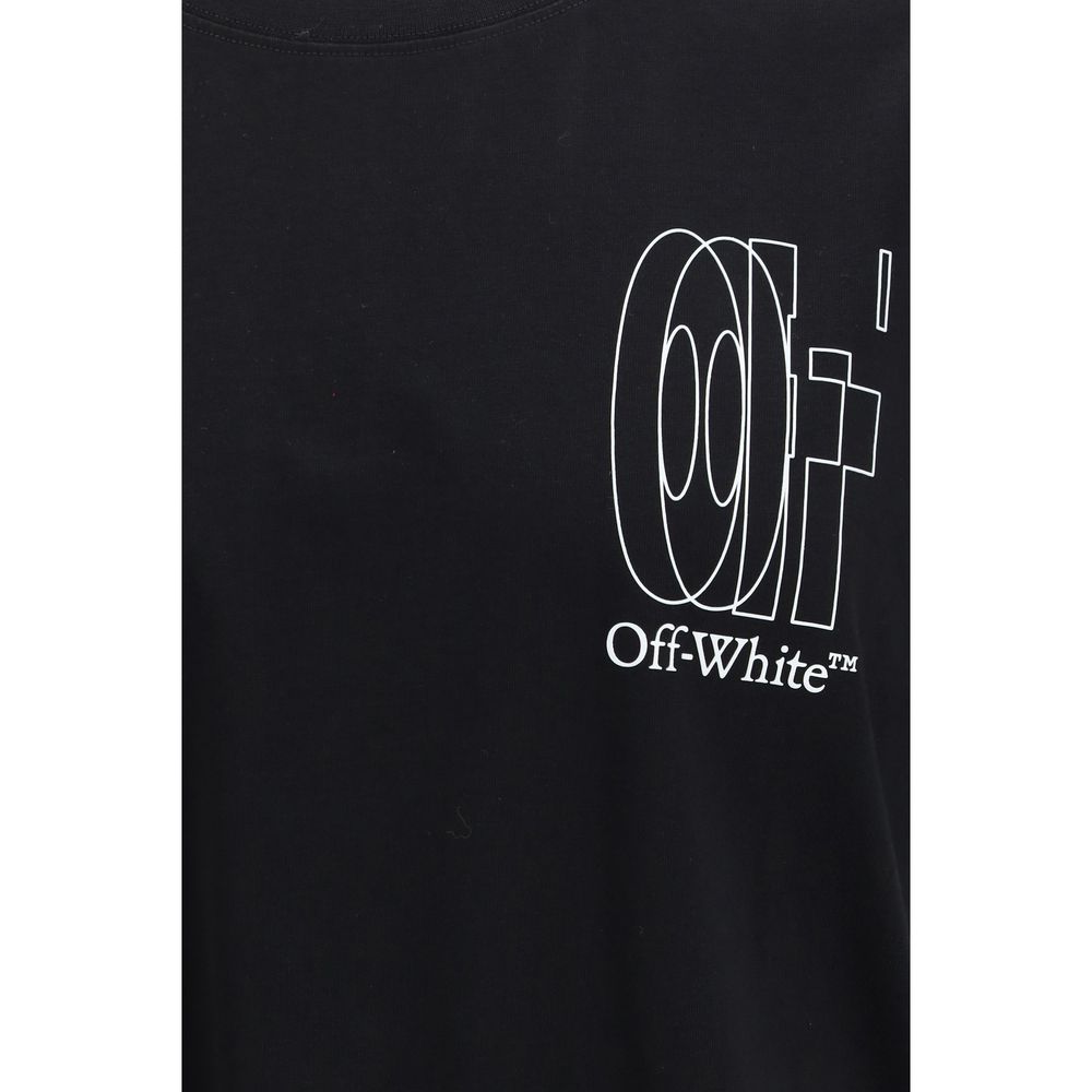 Off-White Black Cotton T-Shirt