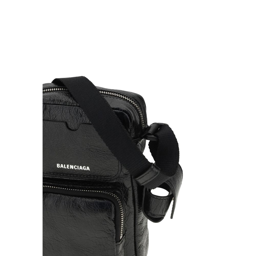 Balenciaga Black Lamb Ovis Aries Shoulder Bag