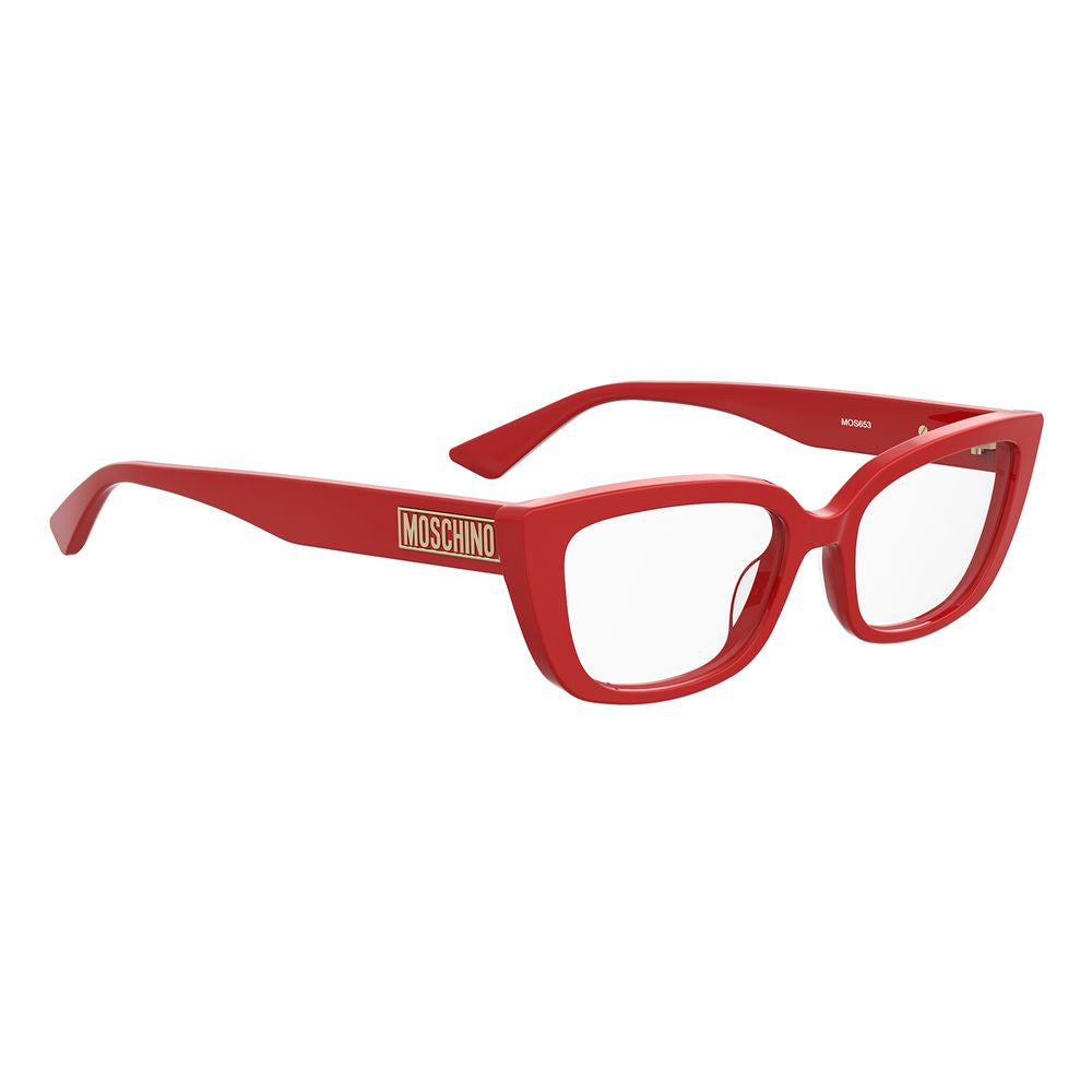 Love Moschino Red Plastic Glasses (Frames)