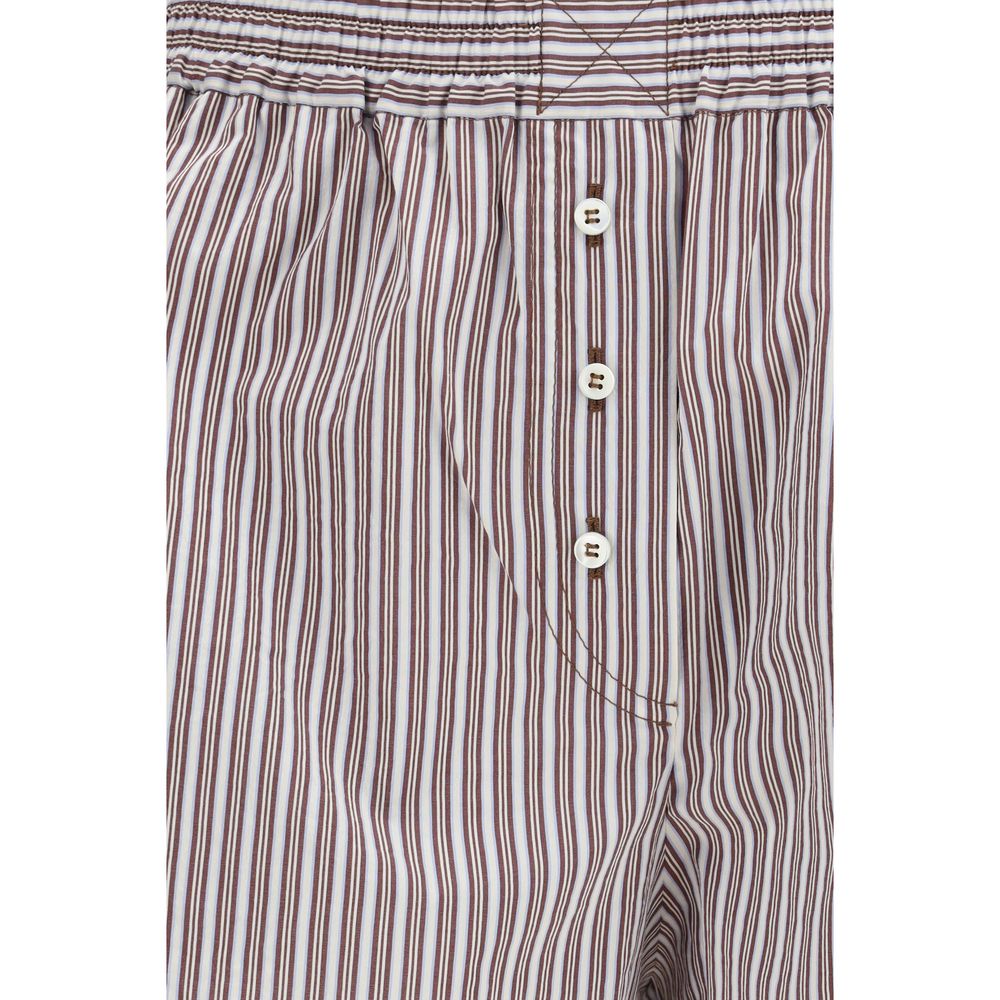 Brunello Cucinelli Multicolor Cotton Bermuda Shorts