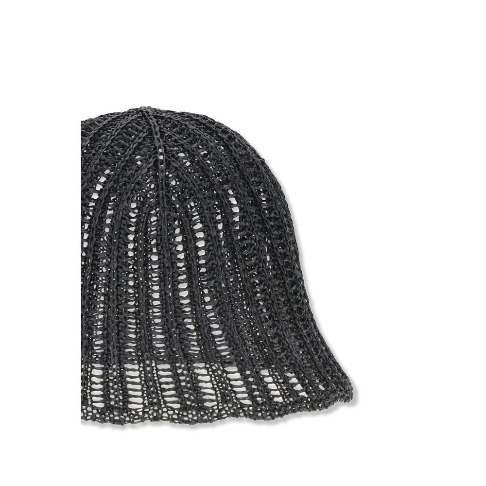 Brunello Cucinelli Black Polyamide Bucket Hat