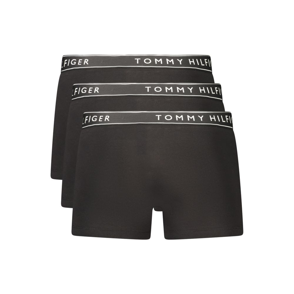 Tommy Hilfiger Black Cotton Men's Boxer Shorts