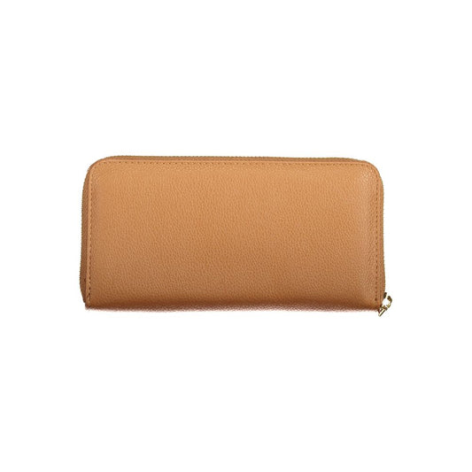 Mario Valentino Brown Polyurethane Womens Wallet