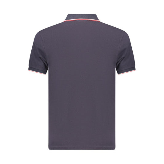 Coveri Moving Blue Cotton Men's Polo Shirt