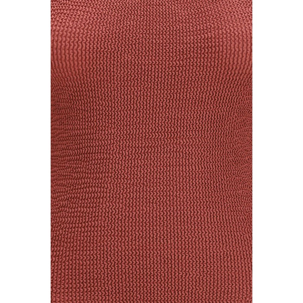 Hunza G Red Polyamide One-Piece Swimsuit