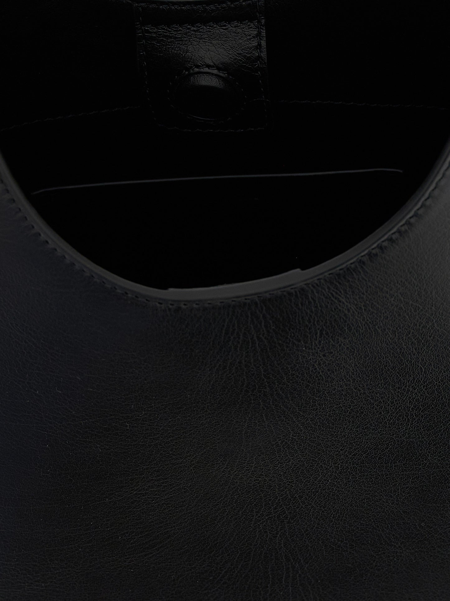 Jil Sander Black Bovine Leather Shoulder Bag