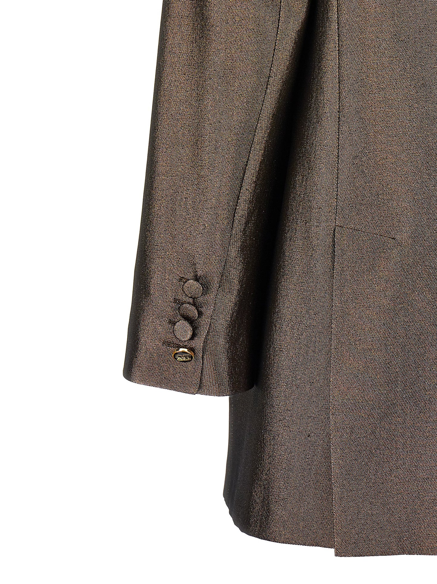 Max Mara Brown Silk Blazer