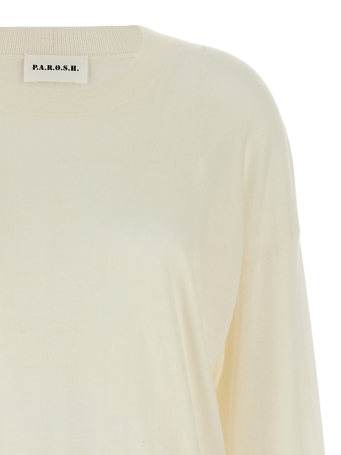 P.A.R.O.S.H. White Wool Cardigan