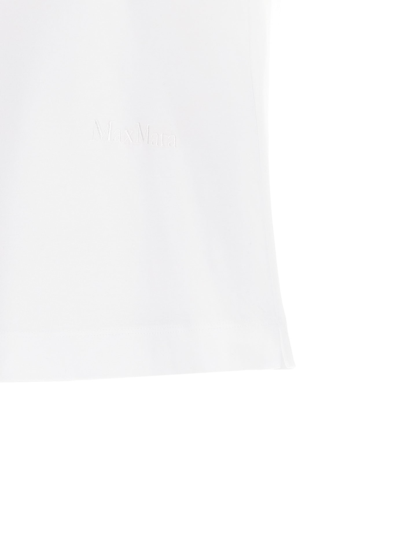 Max Mara White Cotton T-Shirt