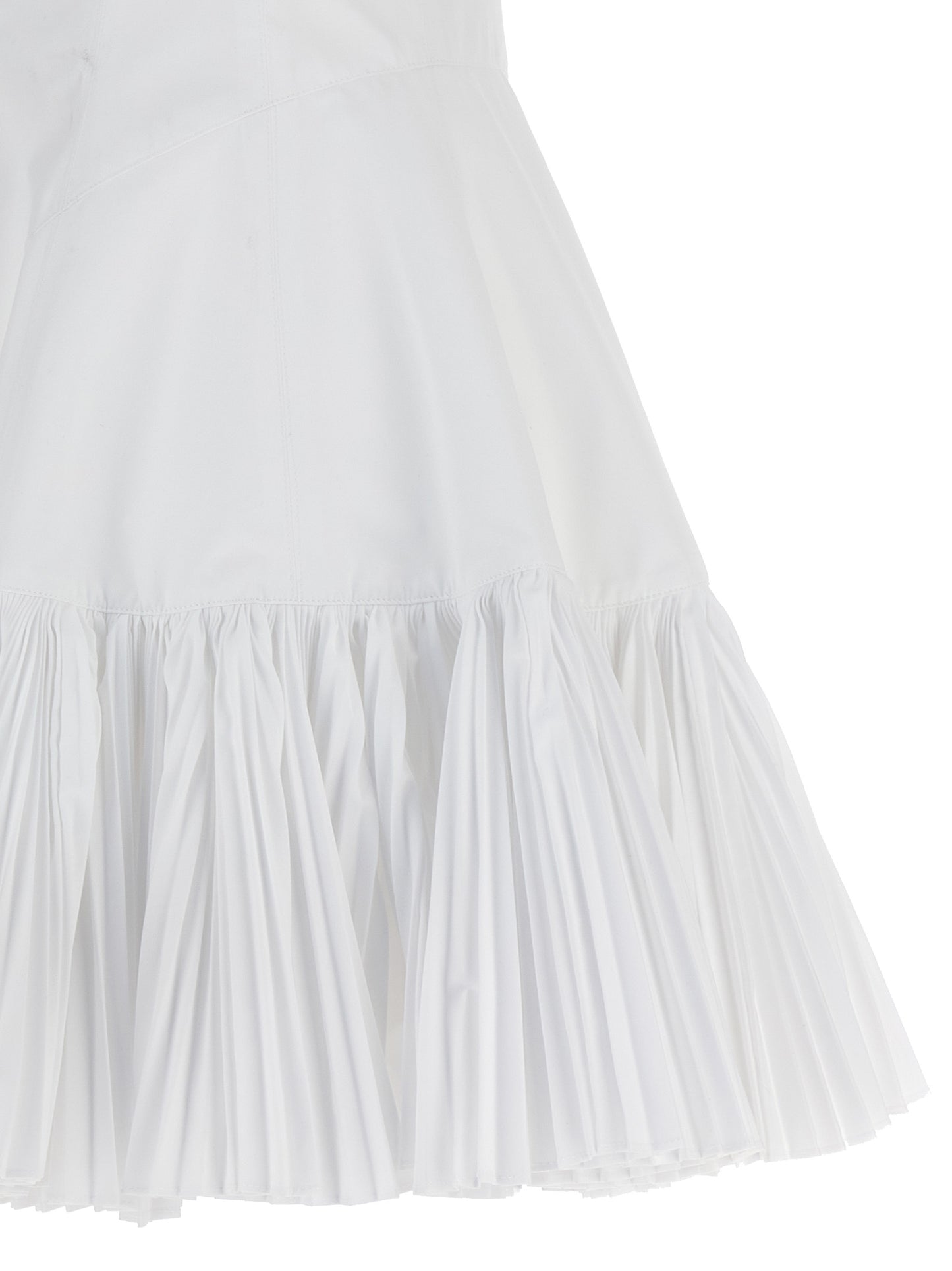 Giovanni Bedin White Polyester Short Dress