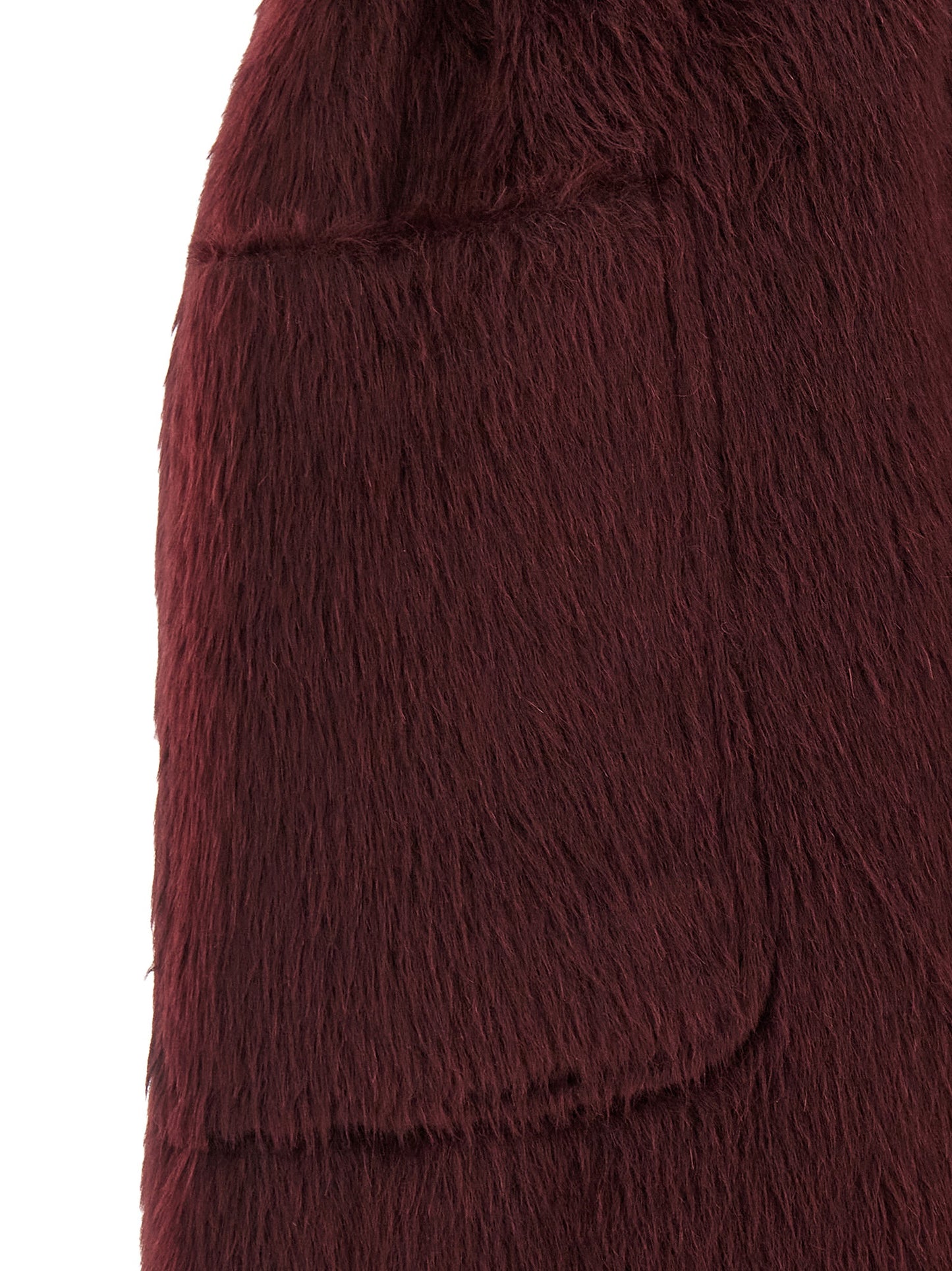 Max Mara Bordeaux Wool Coat