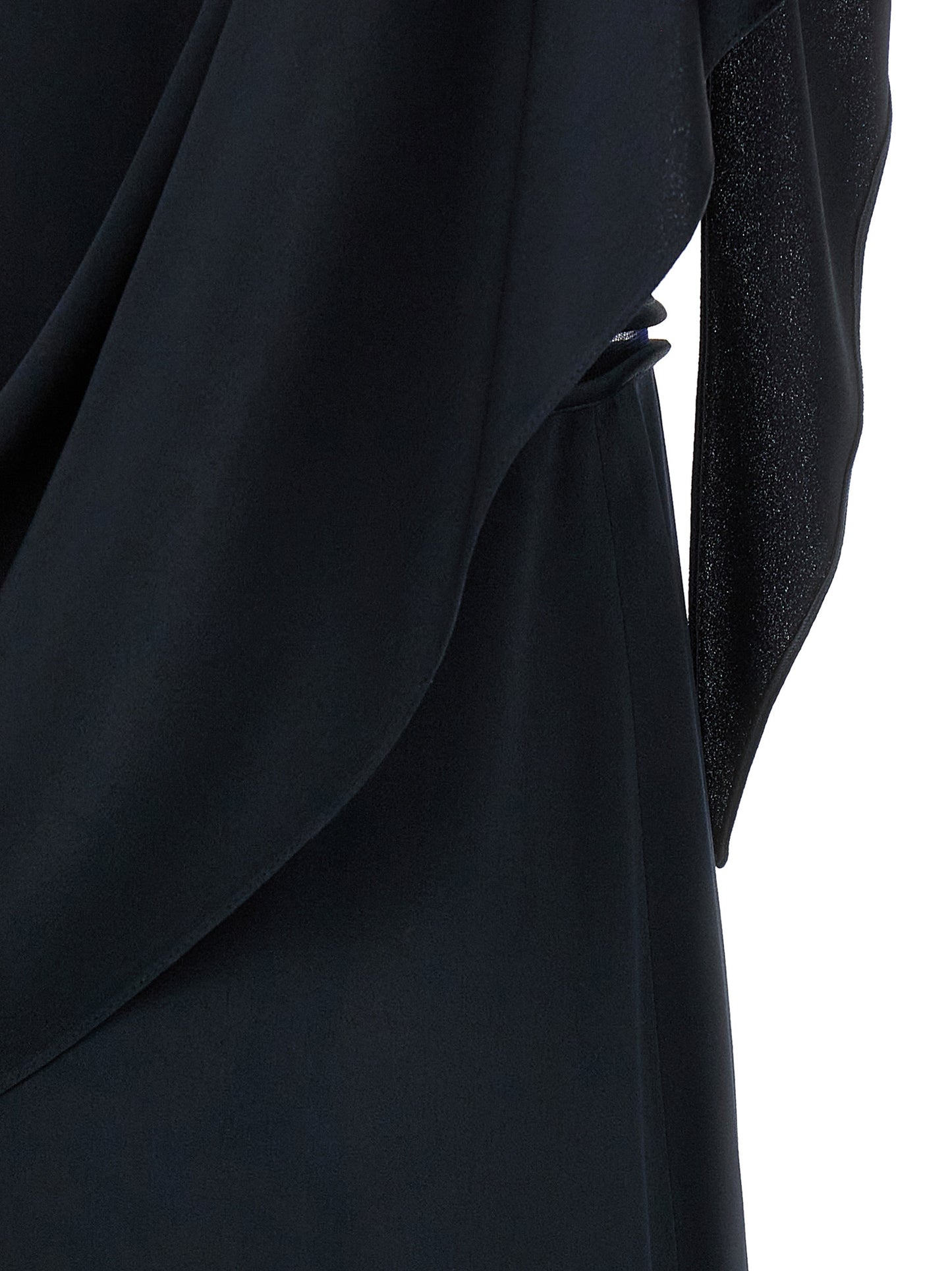 Fabiana Filippi Blue Viscose Midi Dress