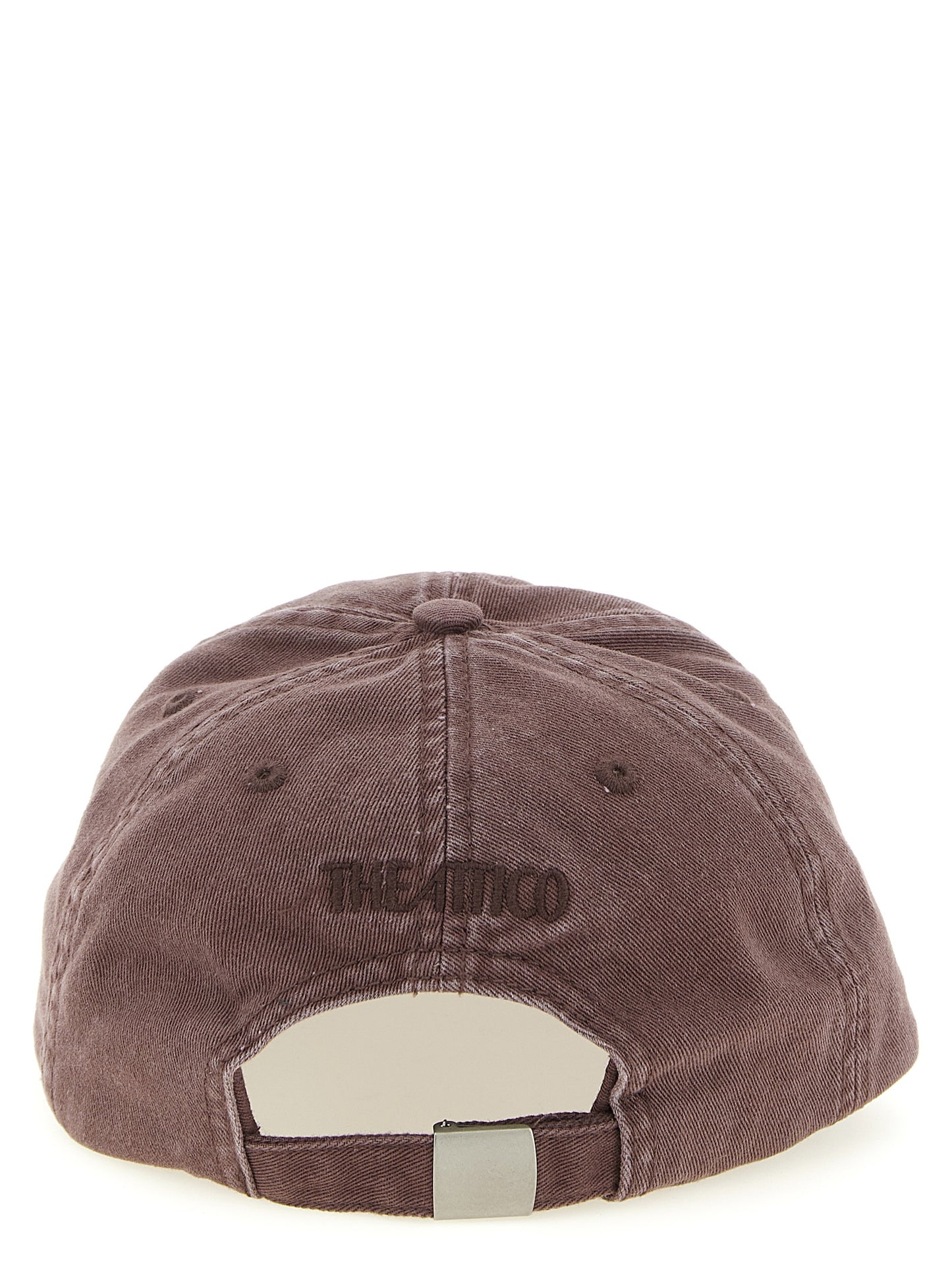 The Attico Brown Cotton Cap (Baseball Hat)