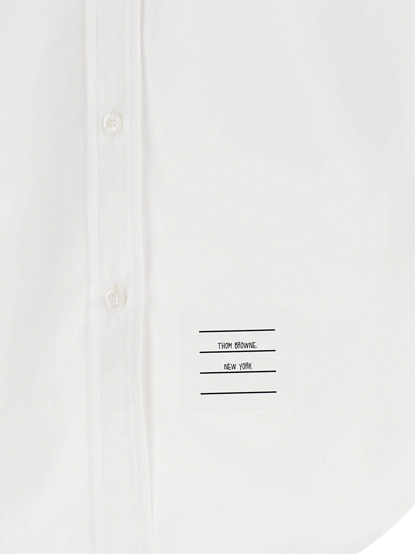 Thom Browne White Cotton Blouse