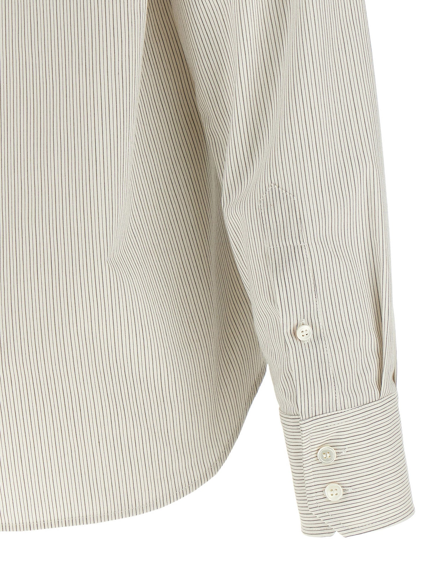 MM6 Maison Margiela Gray Cotton Blouse