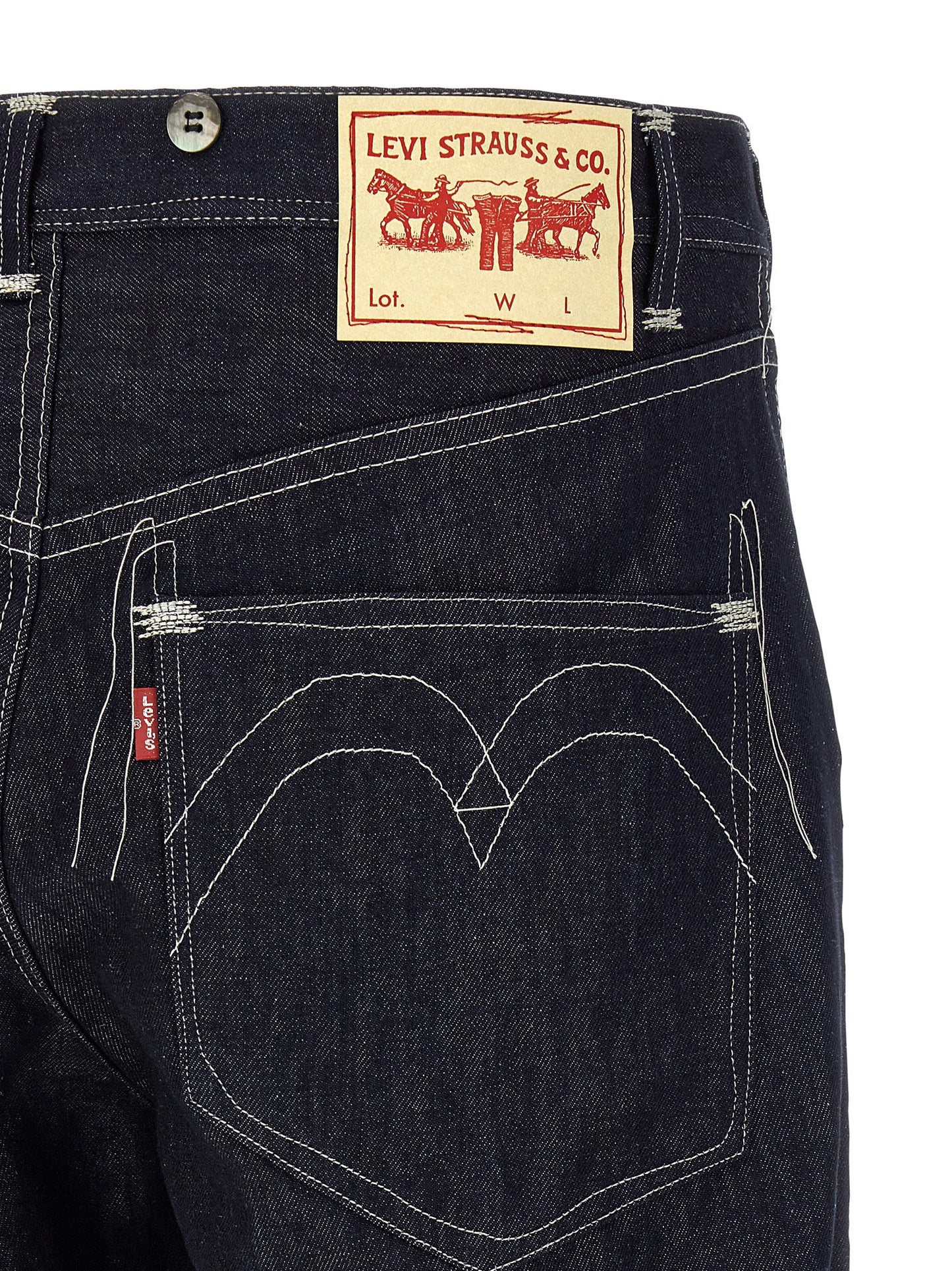 Junya Watanabe Blue Cotton Straight-Leg Jeans