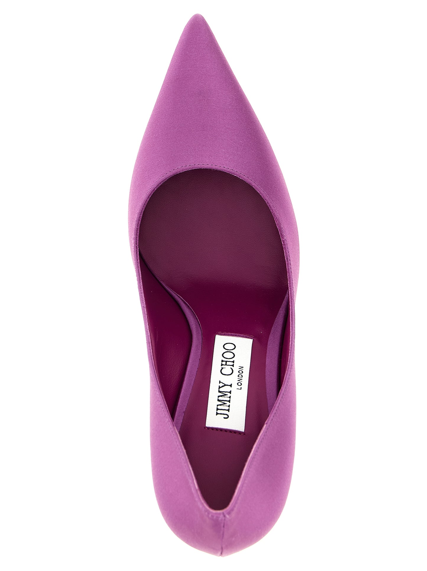 Jimmy Choo Purple Tencel High Heel Pumps