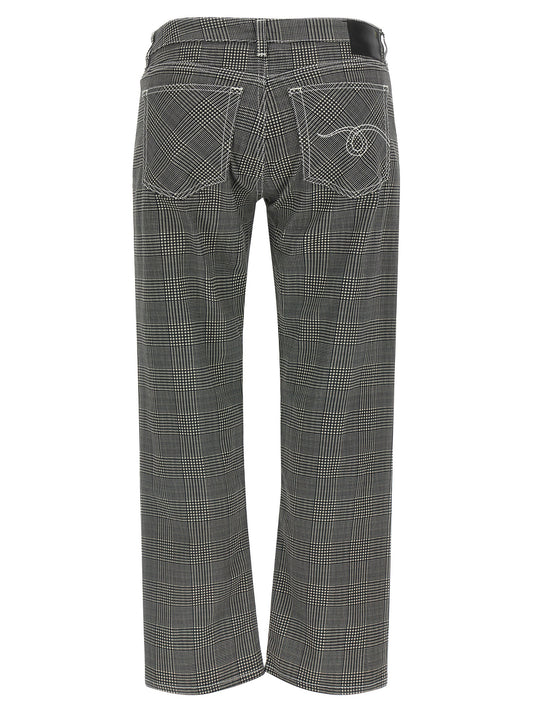 R13 Bicolor Cotton Casual Pants