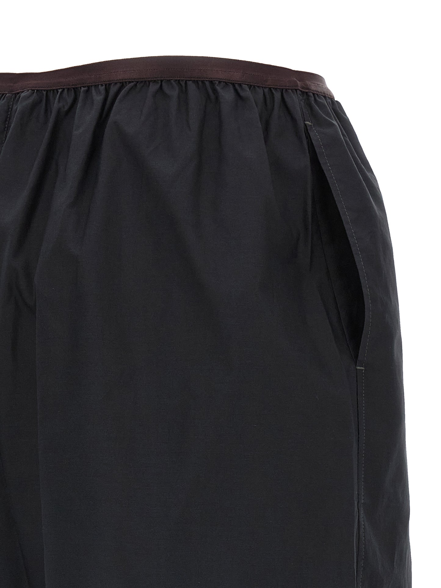 Lemaire Gray Cotton Bermuda Shorts