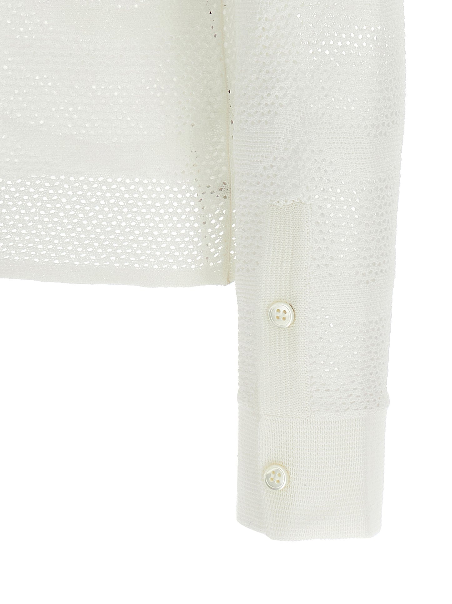 Tom Ford White Cotton Cardigan
