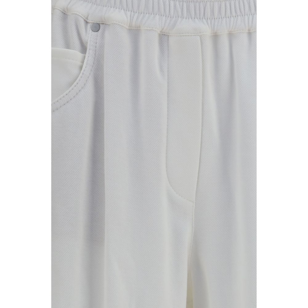 Brunello Cucinelli White Cotton Bermuda Shorts