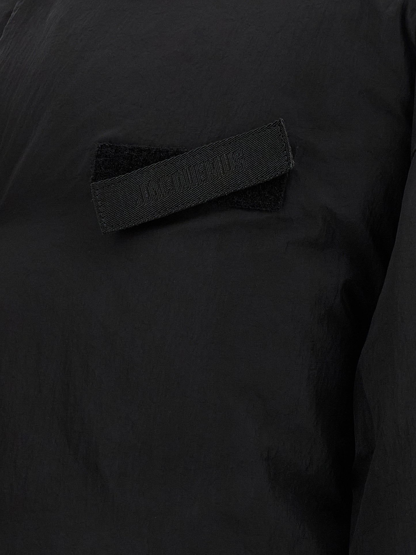 Jacquemus Black Polyamide Full-Length Jacket