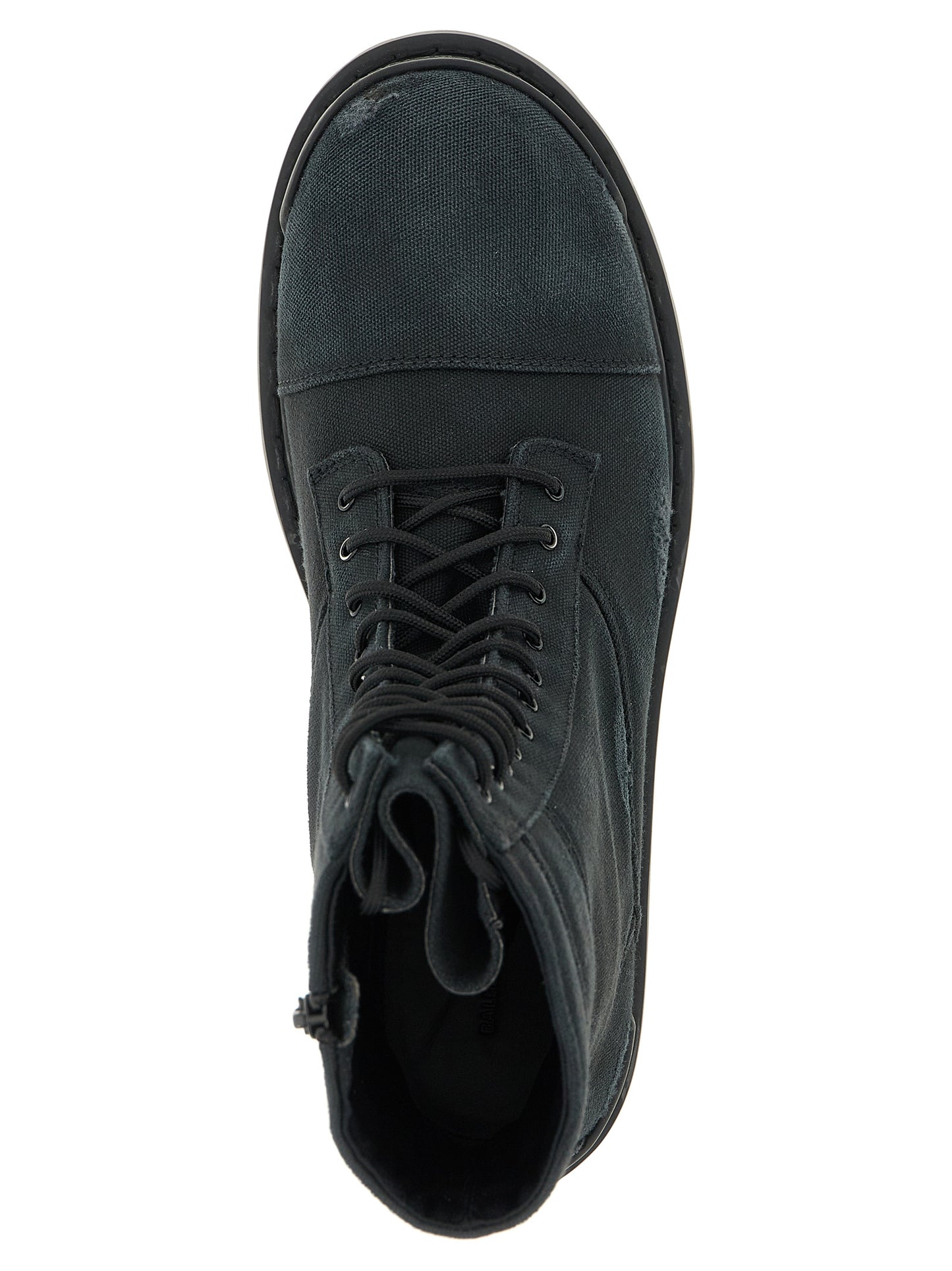 Balenciaga Black Cotton Chelsea Boots