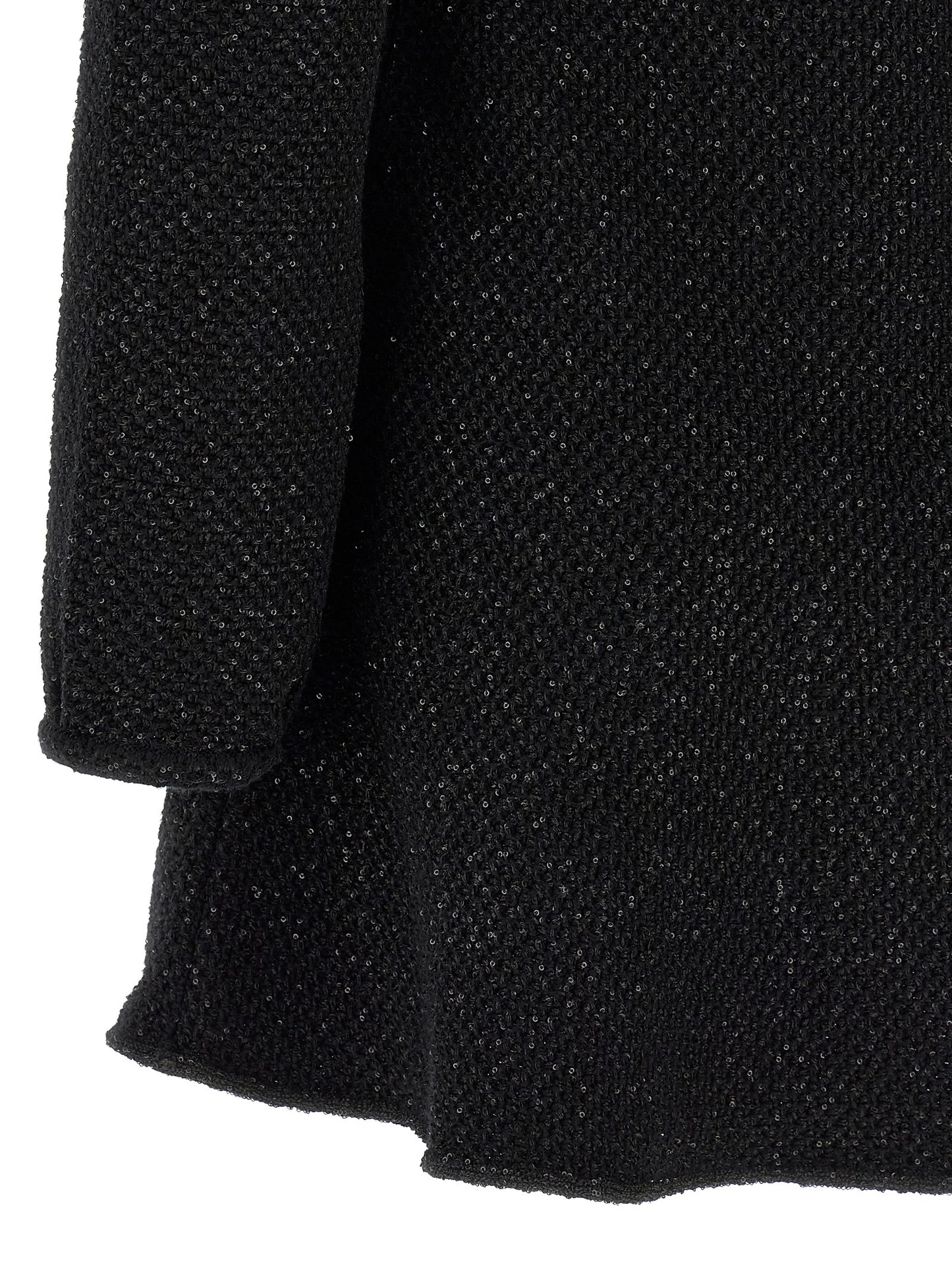 Self-Portrait Black Cotton Short Dress